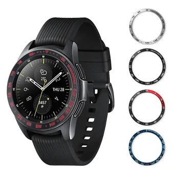 

Metal Bezel Ring Frame Case Film Glass Screen Protector Cover For Samsung Gear S3 Galaxy Watch Huawei Honor Magic GT 2 GT2 46mm