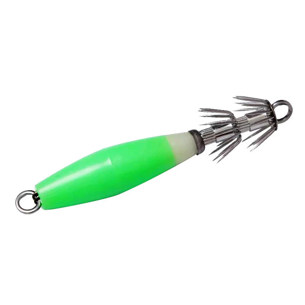 5pcs/Lot Squid Jig Hook Fishing Lure Bait Artificial Lures 10cm/15g Shrimp hooks