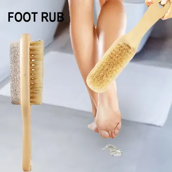 

Feet File Double Sided Brush Hard Skin Callus Remover Scrubber Home Pedicure Exfoliation WH998