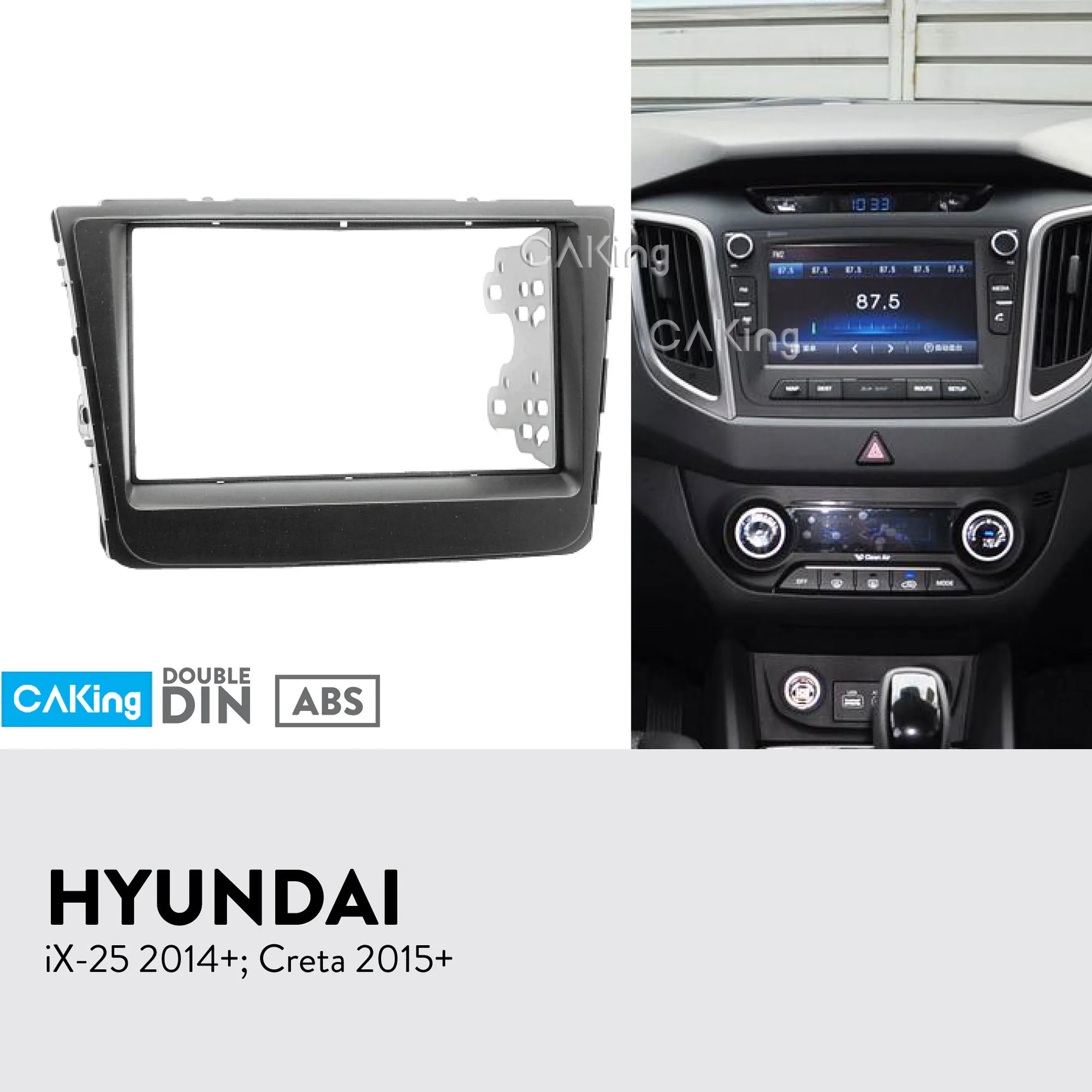Автомобильная панель Fascia ДЛЯ HYUNDAI iX 25 2014 + Creta 2015 комплект для установки приборной