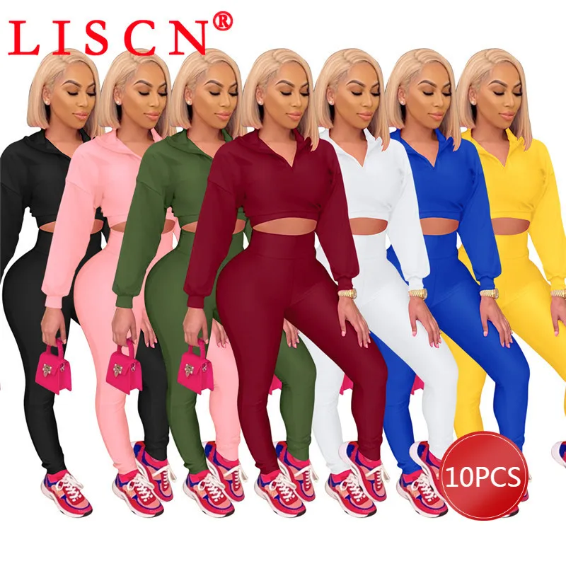 Bulk Items Wholesale Lots Two Piece Set Tracksuit Fashion Fall Clothes