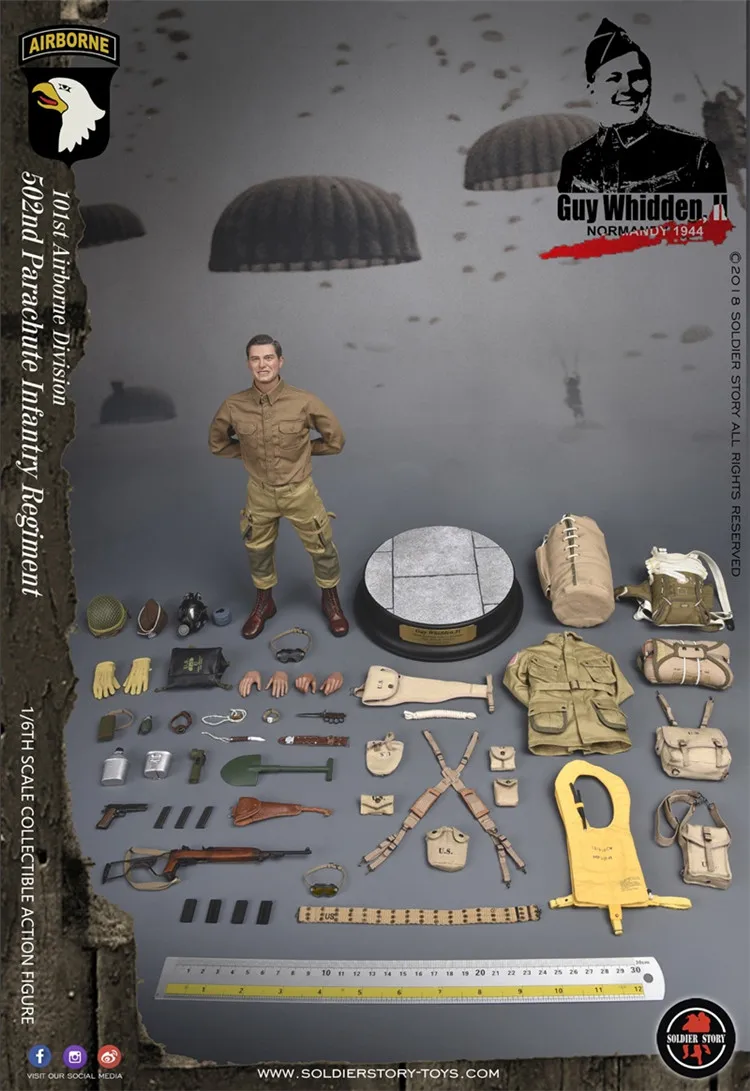 SoldierStory SS110 WWII США армии 101 дивизии десантников Коллекционная экшн Статуэтка