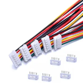 

5 Sets KIT Mini Micro JST SH 2.0mm 6-Pin Connector Plug With Wires Cables 15cm jk1071