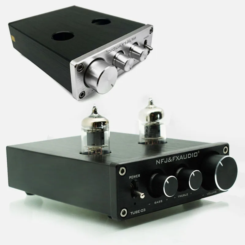 White&HiFi AUX Preamp Pre-Amplifier T7 Tube Phono Stage RIAA MM Turntable Latest Useful Durable New