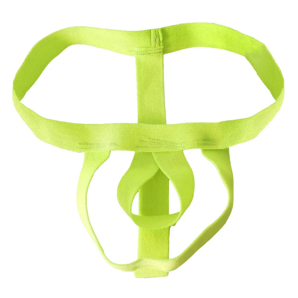 Sexy T-back Design String Thong Underwear  for Men Stretchy Open Pouch Rings G-Strings & Thongs Stretchy Jockstrap Underwear