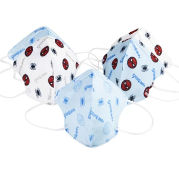 

30PCS Fast Shipping PM2.5 Children Mouth Mask Cartoon Patterned Face Mask 4 Layer filter Anti Haze Dust Mask Fits Kids