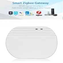 

Tuya ZigBee Smart Gateway Hub APP Remote Control Light Gateway Module Abuess Wireless Switch Bridge Works With Alexa Home Tool
