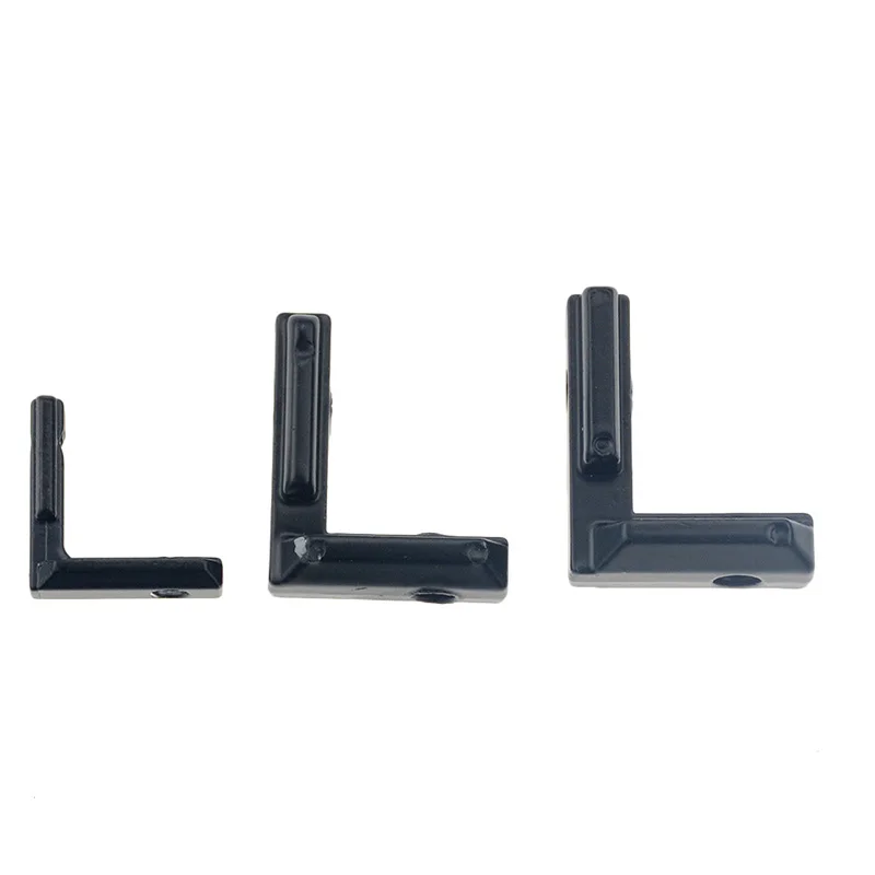 10pcs/Pack L Shape Interior Corner Connector Joint Bracket with screws for 3030 4040 EU Aluminum Profile stainless steel angle bracket angle connector angle bracket