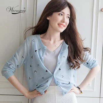 

2020 New Fashion Women Blouse Tops Long Sleeve O-neck Short Crop Tops Shirts Summer Womens Perspective Cardigan B-031