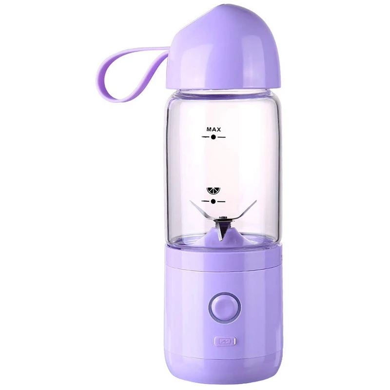 Portable Blender,Usb Rechargeable Portable Blender Juicer Cup, Single Serve Fruit Mixer, Multifunctional Small Travel Blender Fo