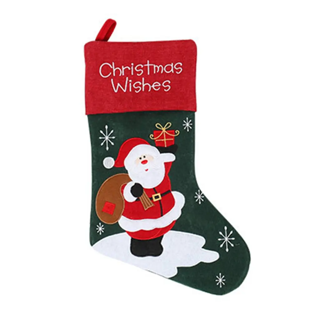 Christmas Decorations Children'S Large Christmas Stockings Mall Window Hanging Ornaments Christmas Gifts