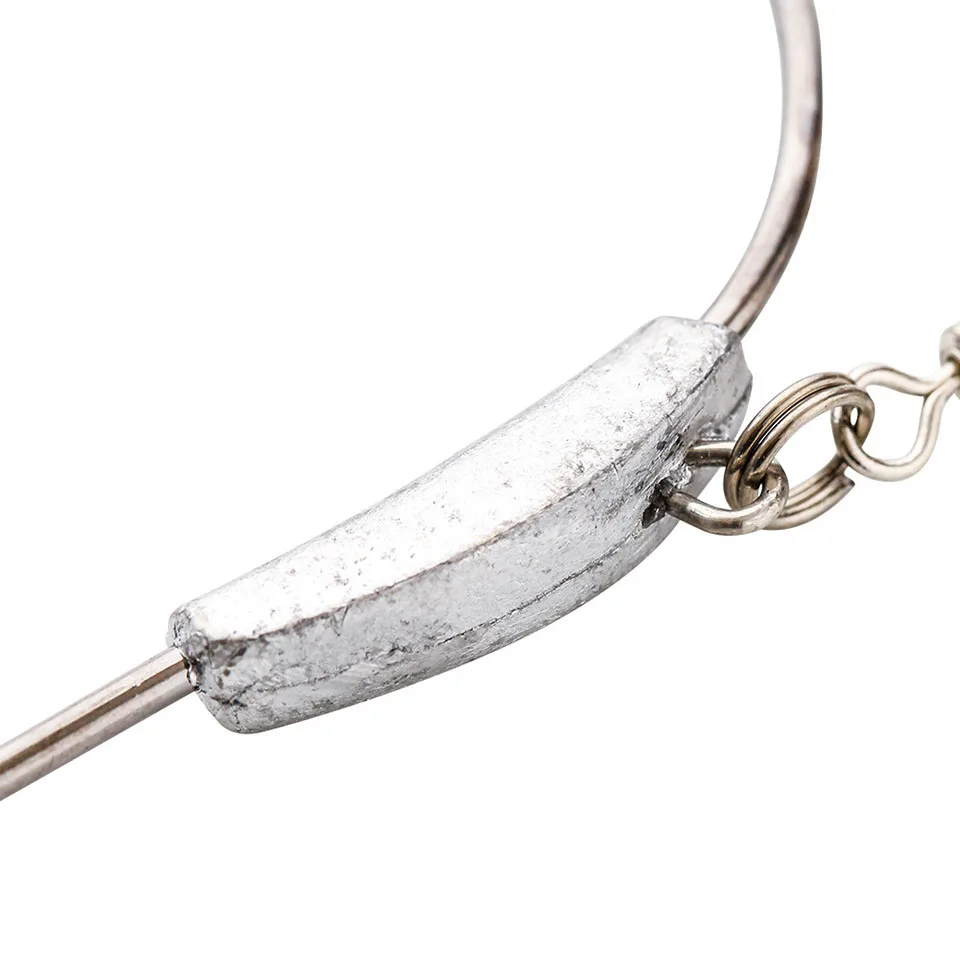 Description Picture 6 of itemWALK FISH Offset Fishing Hooks With Metal Spoon Slice Jig Head 2g-9g Wide Crank Fishhooks For Soft Lure Baits Spinner Hook