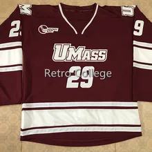 29 Джонатан Быстрый UMASS MINUTEMEN Мужская Ретро Возврат хоккейная Джерси Вышивка сшитая Настроить любое количество и имя