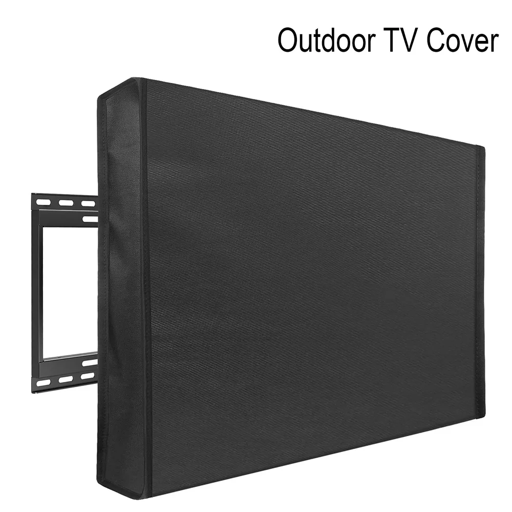 

Outdoor TV cover Screen Dustproof Waterproof Cover Set Cover High Quality Oxford Black Television Case TV 22'' To 70'' Inch