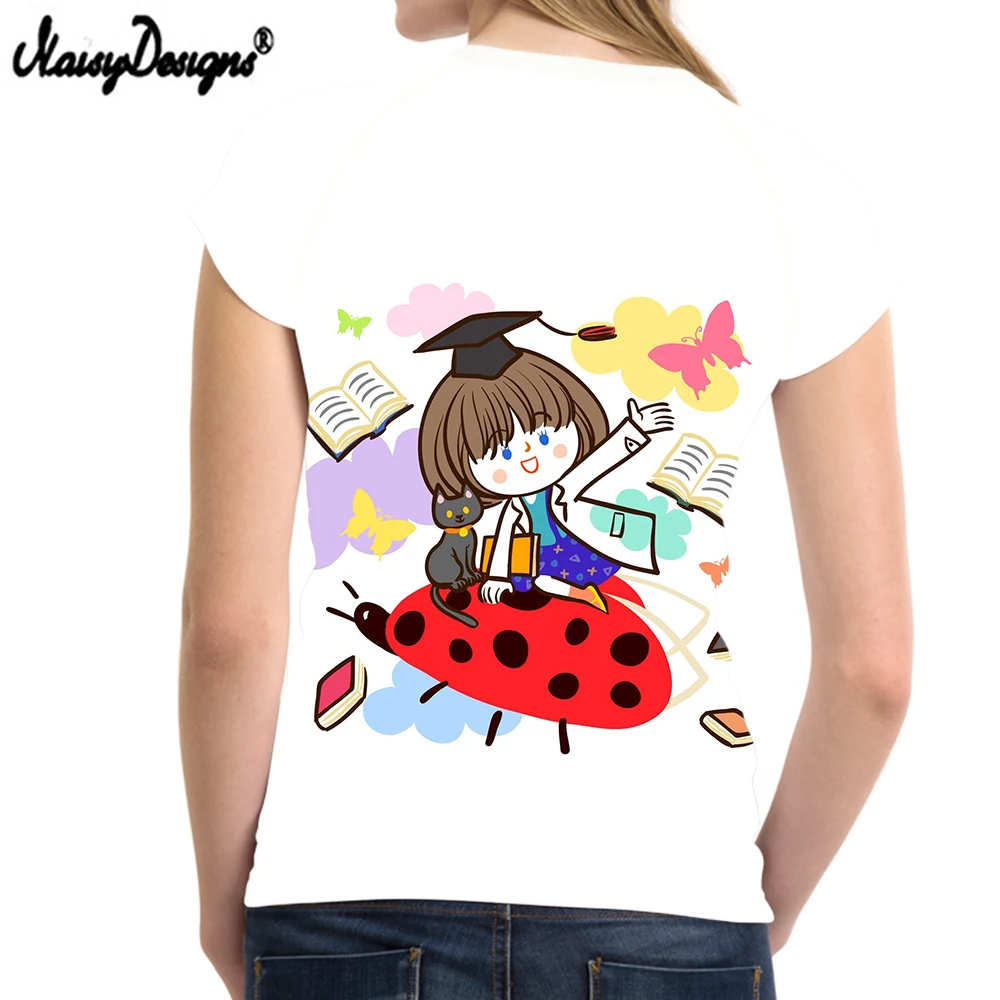Женская футболка с коротким рукавом, с принтом божьей коровки, Camiseta Femenina Verano, Женские Дышащие Короткие футболки, тонкая футболка