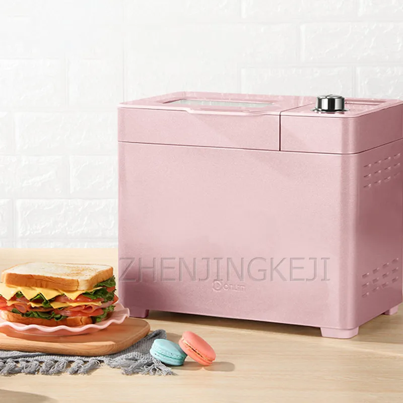 220V Home Small Bread Machine Fully Automatic Power Off Memory Features Keep Warm Knead Dough Fermentation Sandwich Machine