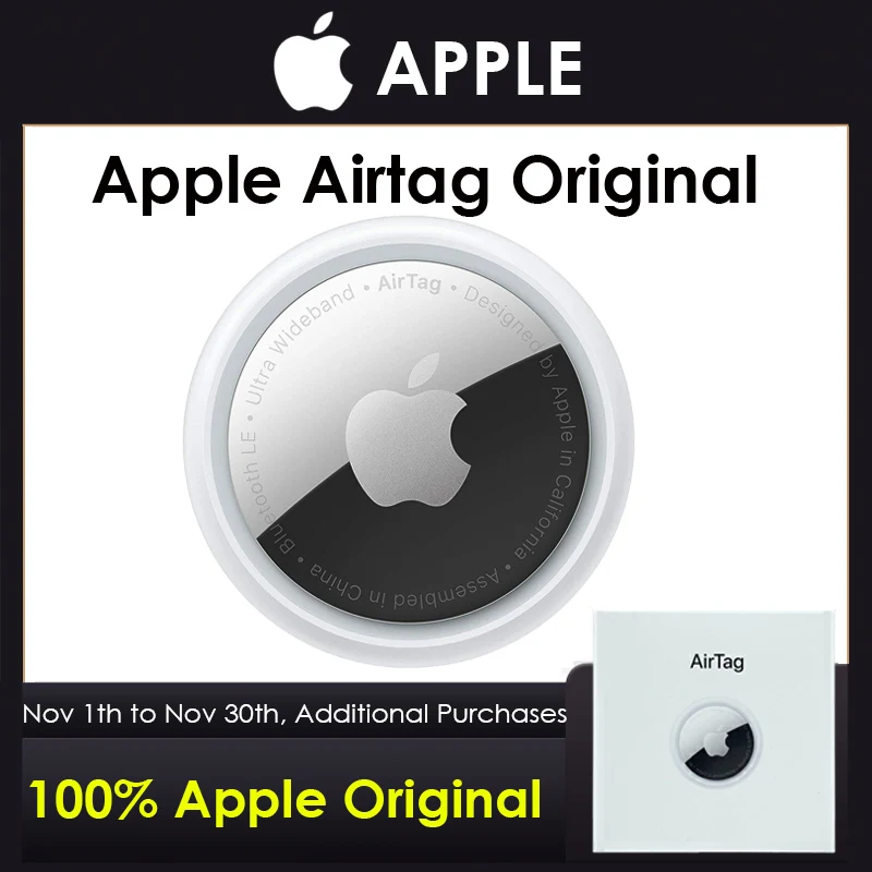 Оригинальный оригинальный трек Apple AirTag --- (Поиск ключей умный поиск тегов трекер