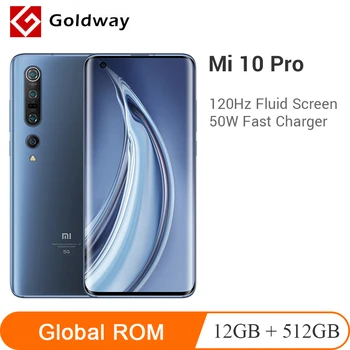

Global ROM Xiaomi Mi 10 Pro 12GB 512GB 5G Smartphone Mi10 Snapdragon 865 108MP Quad Camera 6.67" 90HZ AMOLED Fluid Screen WIFI 6