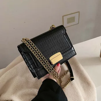 

Stone Pattern Crossbody Bags for Women 2020 Shoulder Bags PU Leather Handbags Women Designer Sac A Main Femme Flap Bolso