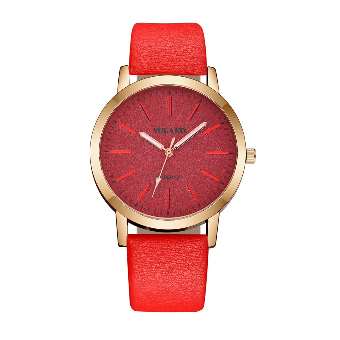 

Yolako Brand Watch Women's Fashion Grid Comfortable Polyurethane Belt Men's WOMEN'S Quartz Watch Casual Students Watch