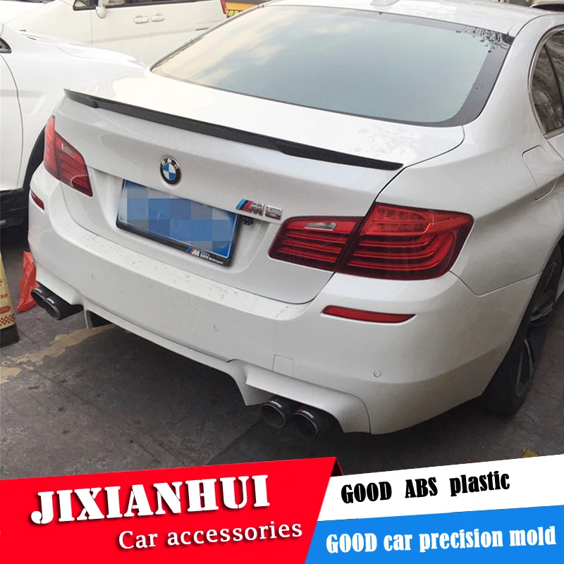 For F10 F18 Spoiler 2012-2016 BMW 5 series 520i 320li 525li 528i P ABS plastic Material Car Rear Wing Color | Автомобили и