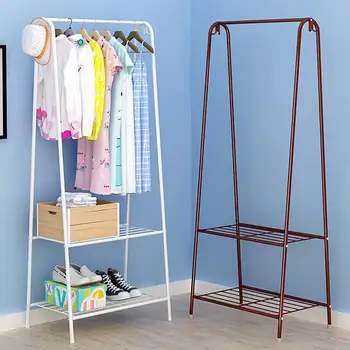 

AsyPets Multifunction Display Stand Metal Coat Hanger Drying Rack for Home Clothing Hat Storage