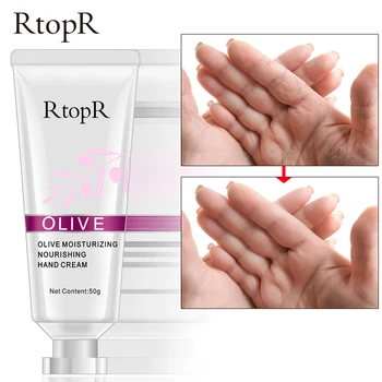 

RtopR 50ml Olive Oil Serum Repair Hand Cream Nourishing Anti Chapping Anti Aging Moisturizing Whitening Hand Cream TSLM1