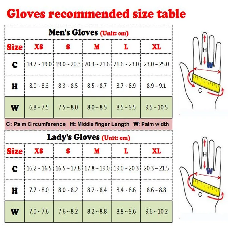 Winter Warm Gloves Men Women Anti-slip Plus Velvet Touch Screen Bicycle Cycling Gloves Full Finger Skiing Glove Black S M L XL