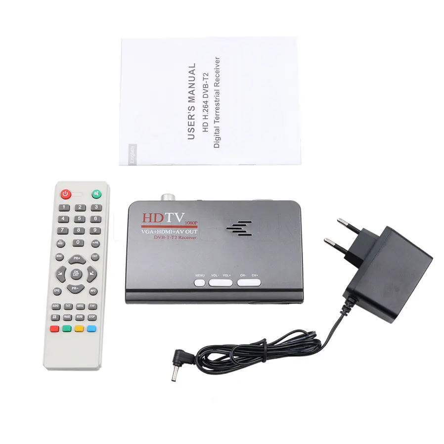 Pb-receiver-recorder Tdt-t2 With Usb 2.0 Hdmi Dvb-t2 Full Hd Remote  Controller - Satellite Tv Receiver - AliExpress