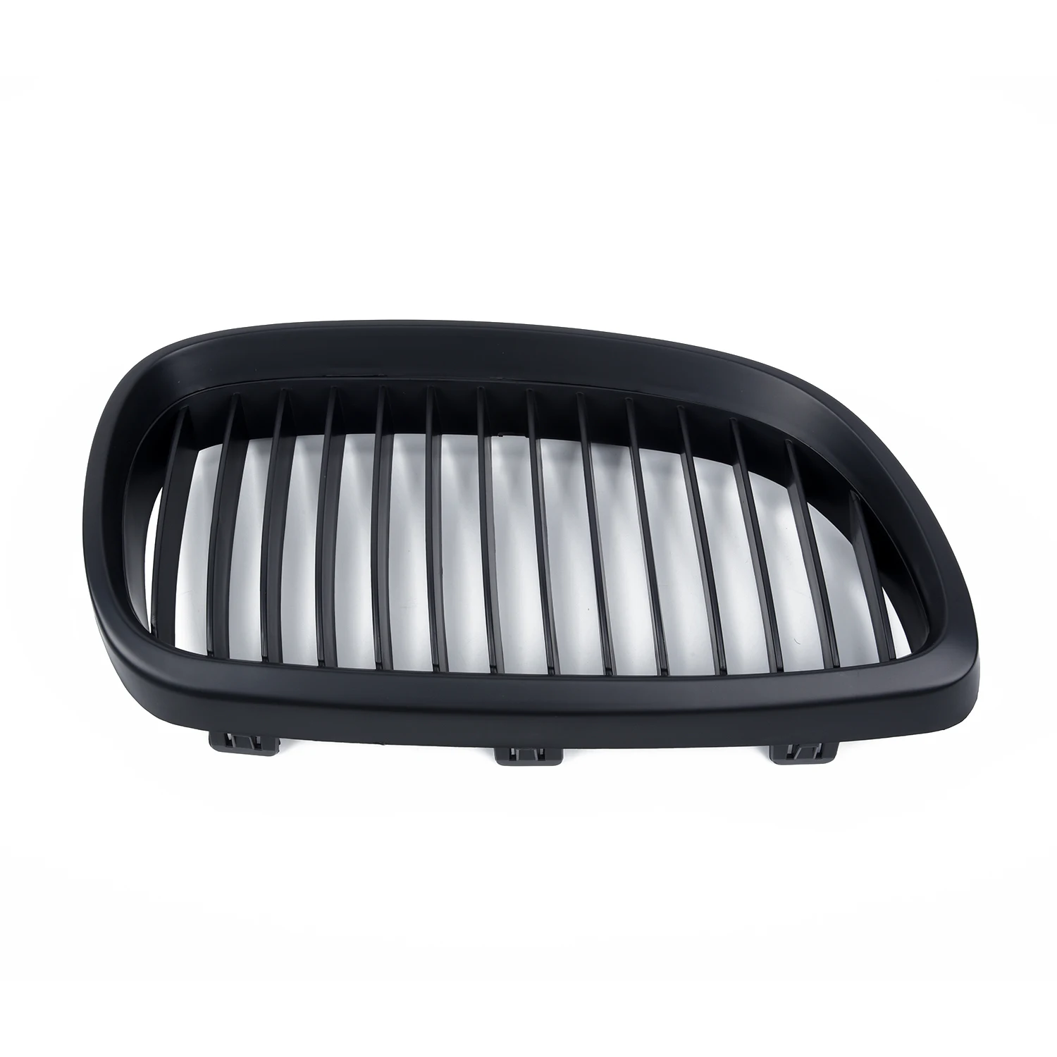 

1 Pair Grilles Black Couple Kidney Matte Grill Durable Practical Flexible