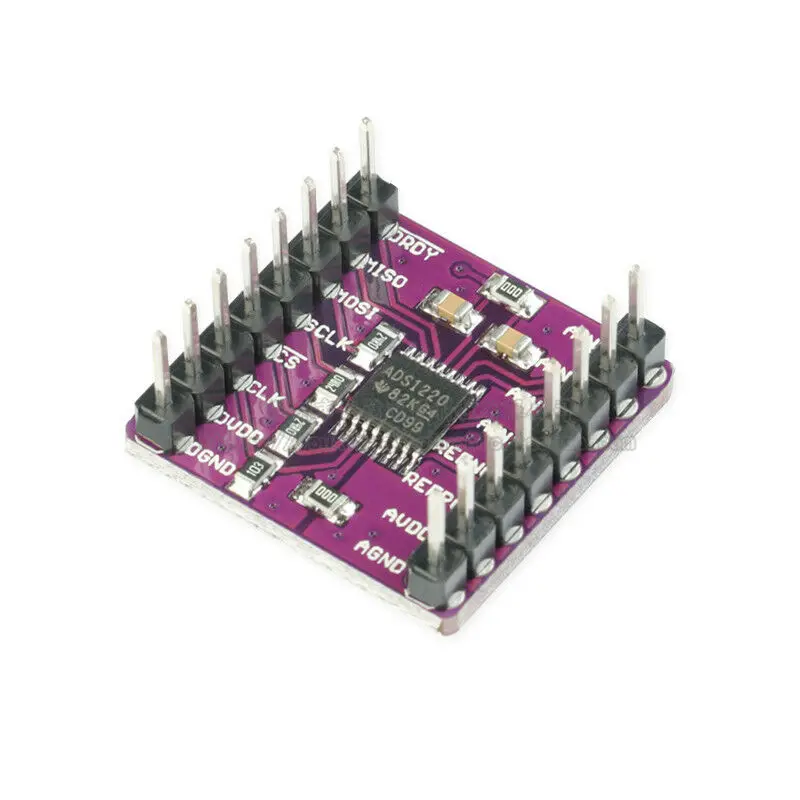 Cjmcu-1220 Ads1220 Adc I2C маломощный 24-битный A/D преобразователь | Электроника