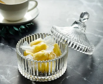 

Creative Household Storage Bottles European Glass Candy Box Chocolate Snacks SugarJar Wedding Gift Box Party Decor Supply LF632