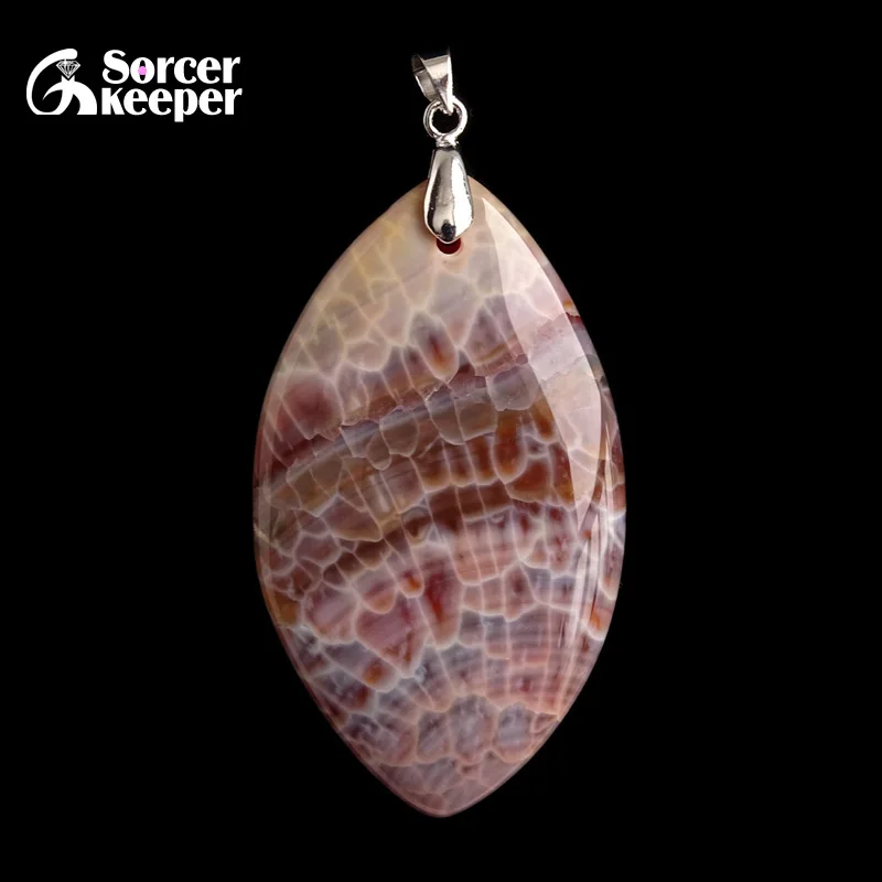 Высококачественное подвесное ожерелье из настоящей реальной Красной