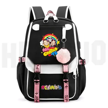 

Me Contro Te Backpack Kindergarten Monster School Bags for Teenage Girls Travel Bag Ash Ketchum / Mochila Toddler Women Backpack