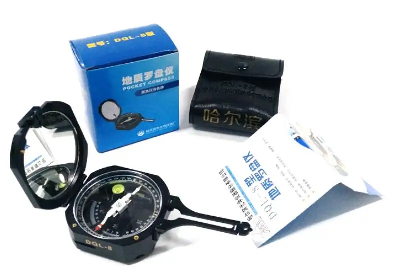 Details about   Waterproof DQL-8A geological compass high precision  Upgrade version 
