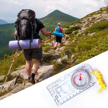 

Magnifying Orienteering Compass Navigation Map Reading Scouts Army Cadet Hiking Scale Outdoor Oriented Off-road