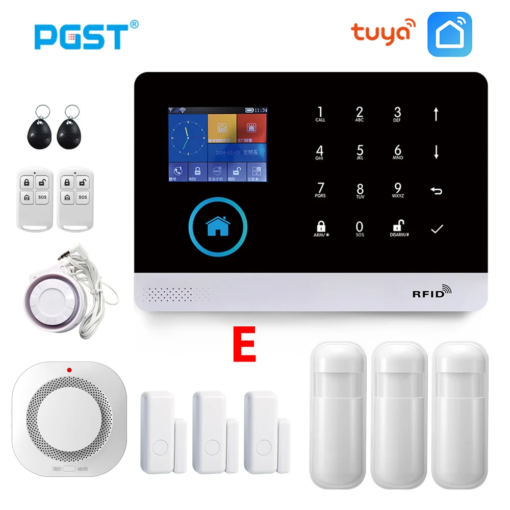 Smart Home Alarm System Smoke Pg 103 Wifi Gsm Alarm System Gsm