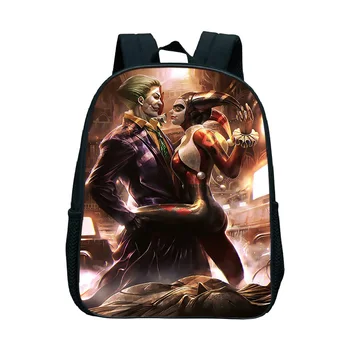 

Suicide Squad Joker Backpack Harleen Quinzel Children School Bags Mini Kindergarten Toddler Surprise Gift Shoulder Book Knapsack