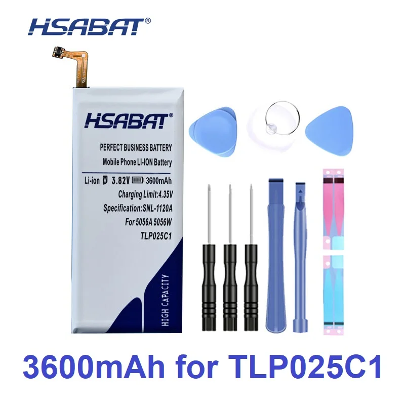 

HSABAT Top Brand High quality 3600mAh Battery for Alcatel One Touch POP 4 Plus 4+ OT-5056D 5056O 5056N 5056A 5056W