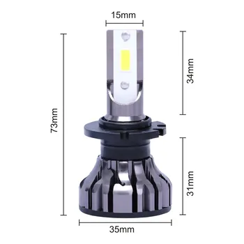 

35W LED Lights 9-32V 6500K 6000LM Accessories Truck Replacement 1 Pair
