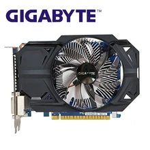 Видеокарты GIGABYTE GTX750 2G B D5 Видеокарта GTX 750 2G D5 128Bit GDDR5 для карт nVIDIA Geforce GTX750 Hdmi Dvi VGA