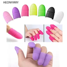 5 шт. УФ-гель для ногтей набор оберток силиконовый пластиковый замачиваемый колпачок зажим для маникюра Инструменты для дизайна ногтей розо...(China)