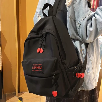 

Fashion female Travel Bag Black Women famous Waterproof Backpacks Preppy Style School Bags for Teenage Girls Bookbag mochilas
