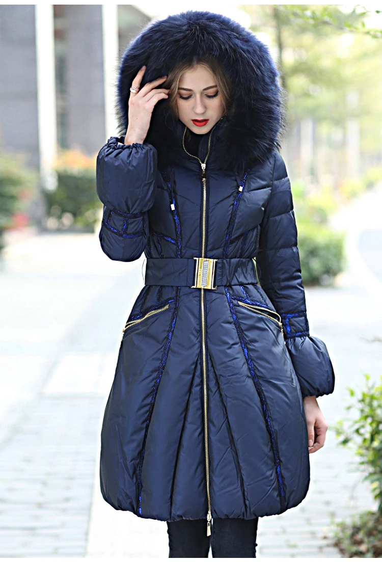 Зимняя куртка из меха енота, женские пуховики, женское пуховое пальто, настоящая меховая парка, женская верхняя одежда, бренд royalcat