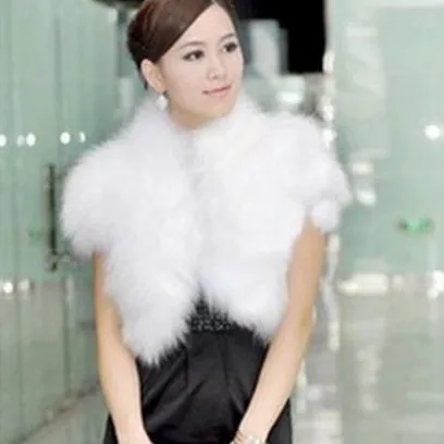 2020 Vintage Winter Women's Faux Fox Fur Vest Party Preppy Waist Coat Plus Size Wild Elegant Imitation AW218 | Женская одежда