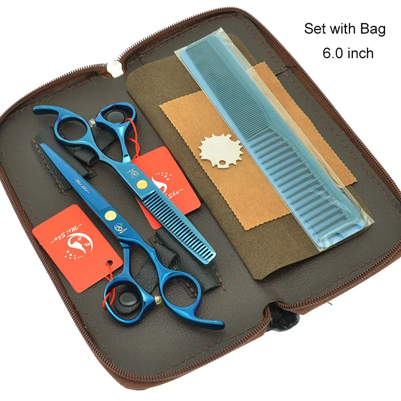 HA0091 with Bag 60 Ножницы для парикмахерских Meisha 5,5/6 дюймов, профессиональные ножницы для стрижки волос, филировочные ножницы, парикмахерские инструменты для укладки волос HA0091 - Цвет: HA0091 with Bag 60