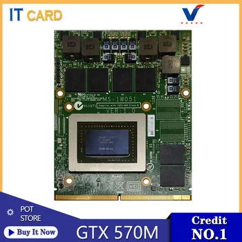 

GTX570M GTX 570M GDDR5 1.5GB N12E-GTX-A1 Video Graphics Card For MSI 16F1 16F2 1761 GT60 GT70 GT683 GT680 GX680 GT780GX780 GT660