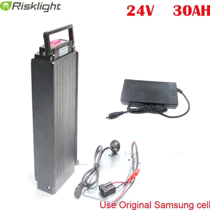 Литиевый аккумулятор 24V 30Ah 700w заднего типа для электрического велосипеда с