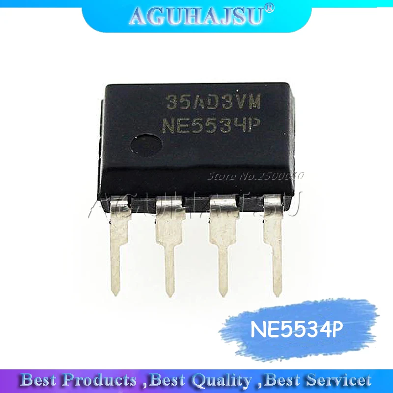 10 шт. NE5534P DIP8 NE5534 DIP 5534P новый и оригинальный IC | Электронные компоненты
