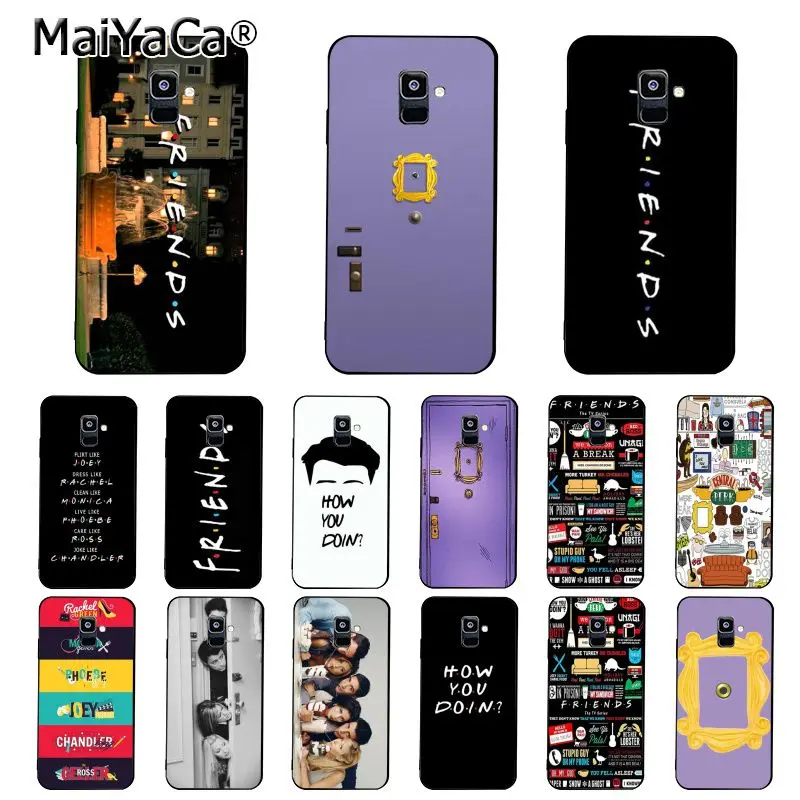 MaiYaCa Горячие друзья ТВ шоу дверь телефон чехол для Samsung Galaxy A51 A71 A80 A7 A8 A6 Plus A70 A9 2018 A50